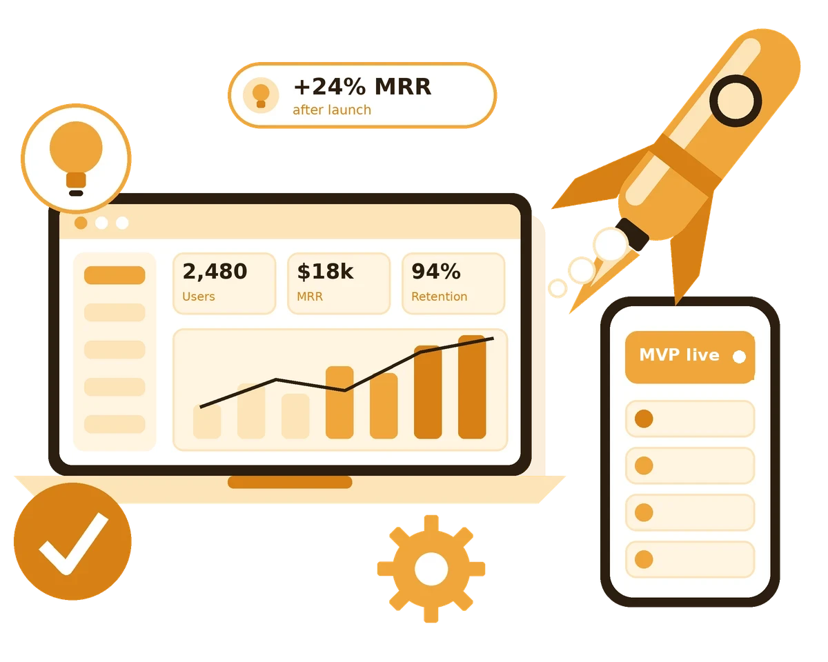 Leelija developers building a custom web application dashboard
