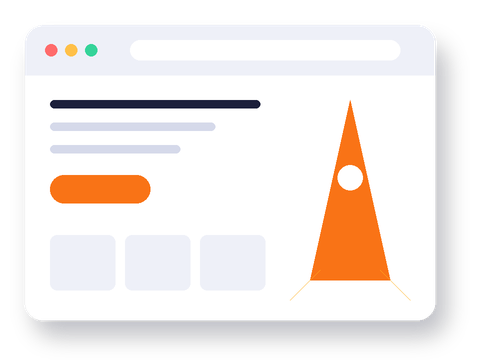 Startup Website Design illustration